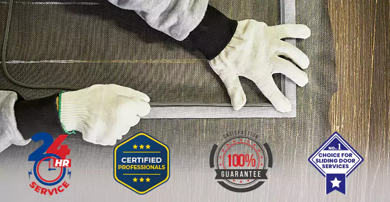 Commercial Mesh Door Repair in Delray