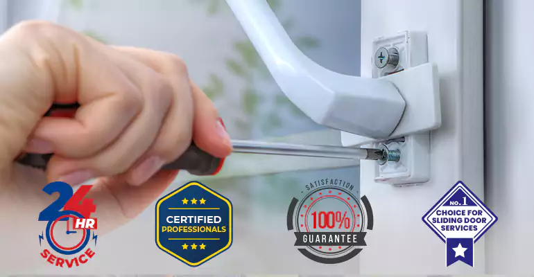 Broken Patio Door Handle Repair in Delray