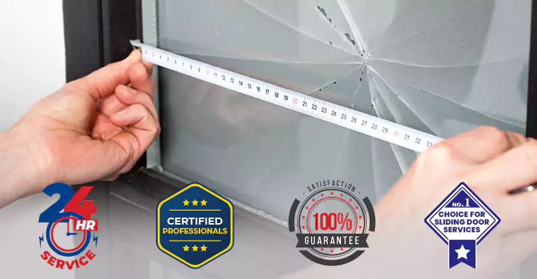 Residential Sliding Door Glass Repair in Delray